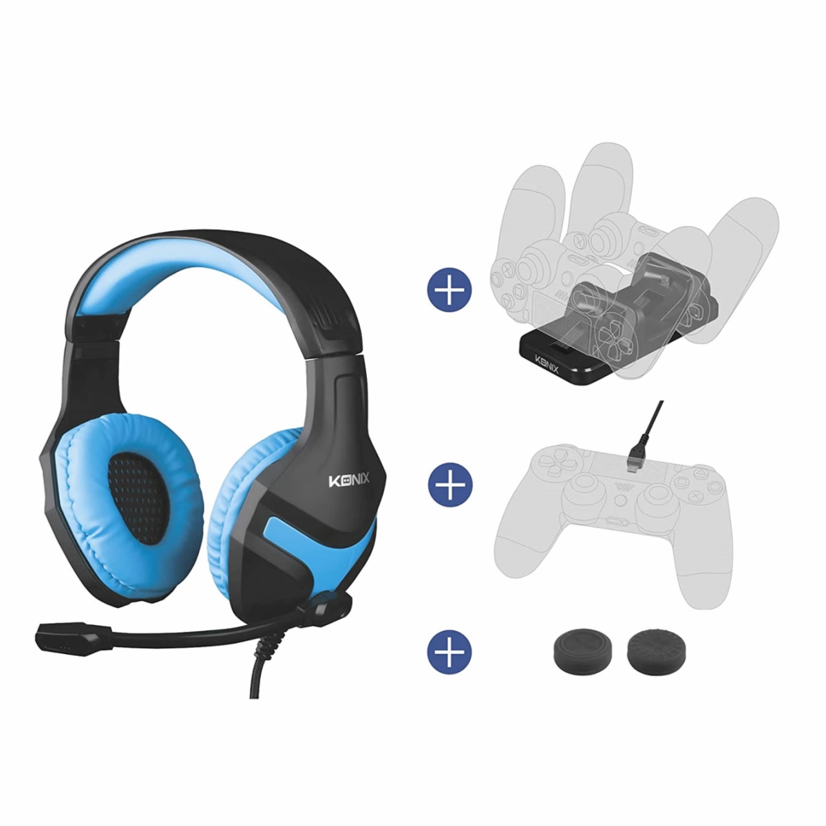 PS4 Gamer Pack (Headset + Dual Charge B)