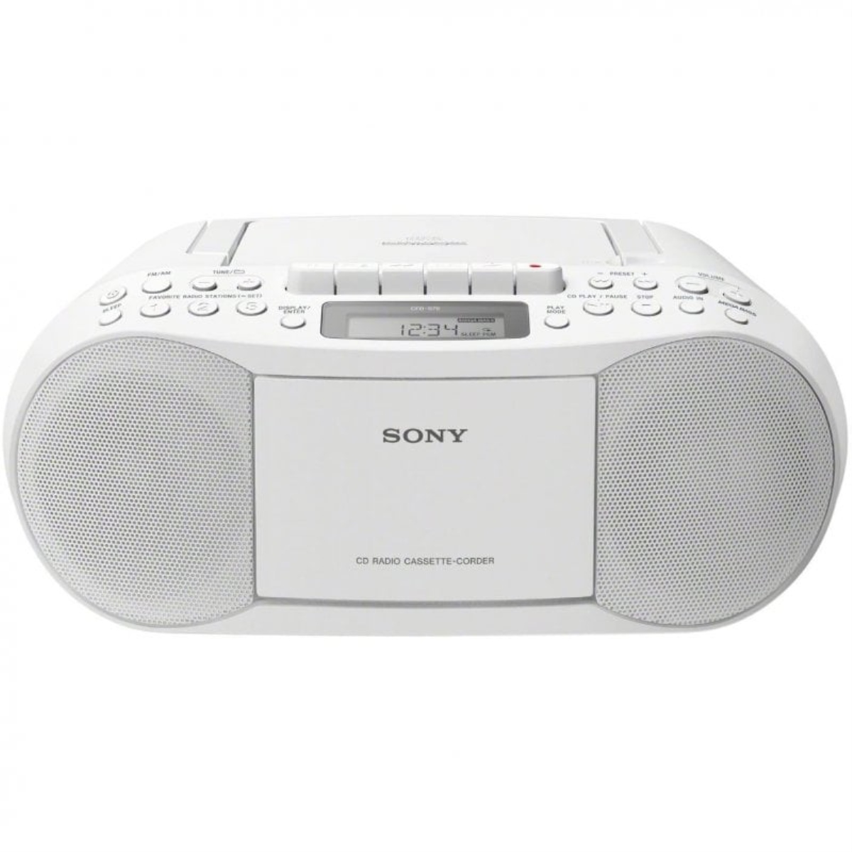 Sony Boombox Blanc CD/CASSET